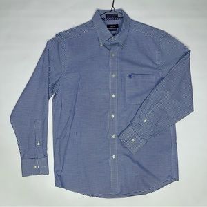 Blue Checkered Izod Shirt